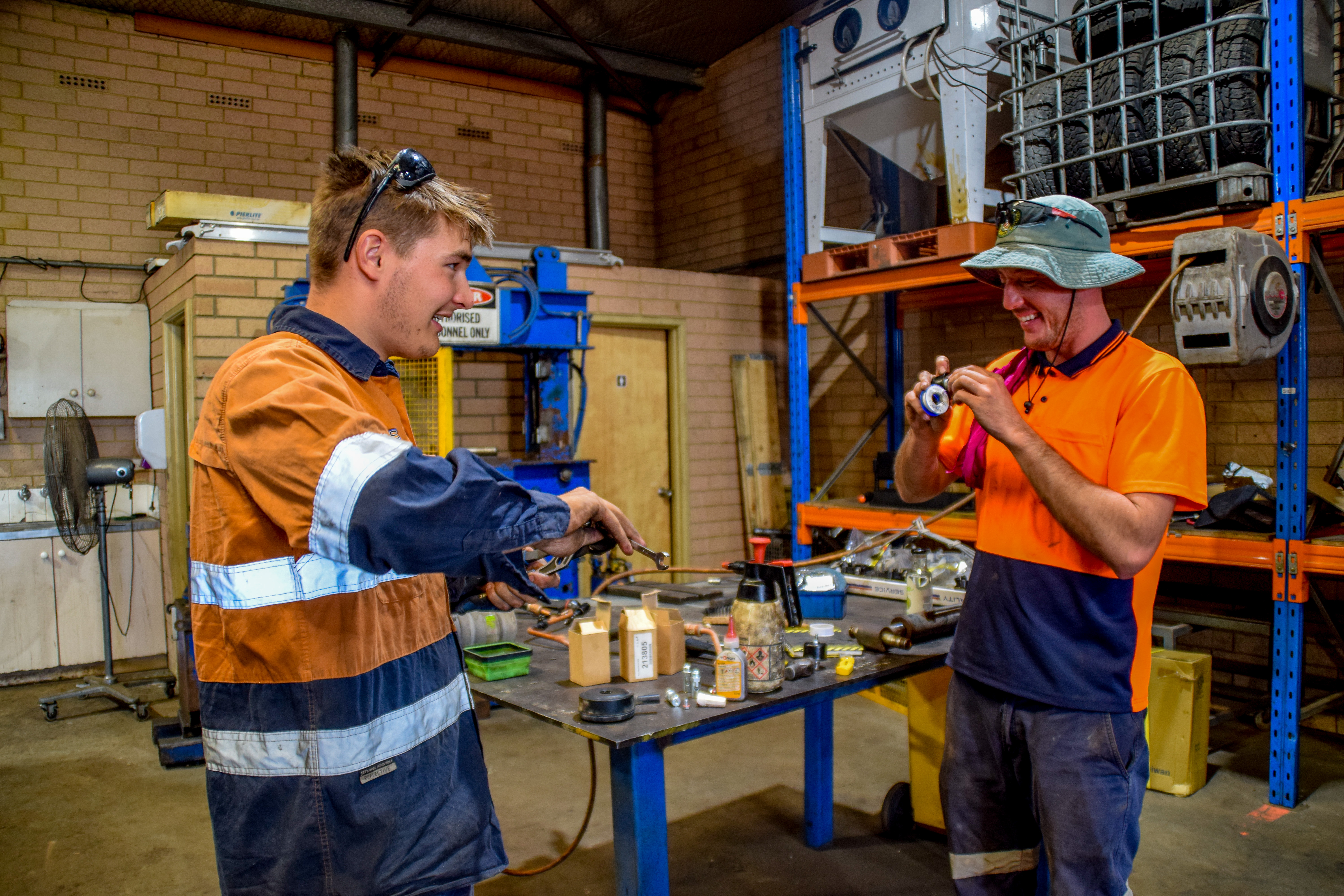 Walker's Australia workshop and shared resources